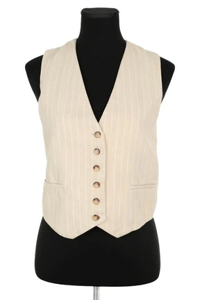 Gilet Ba&Sh Beige en Viscose, taille S - Seconde Main