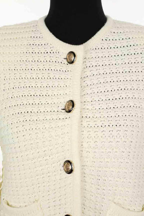 Gilet Ba&Sh Ecru en Coton