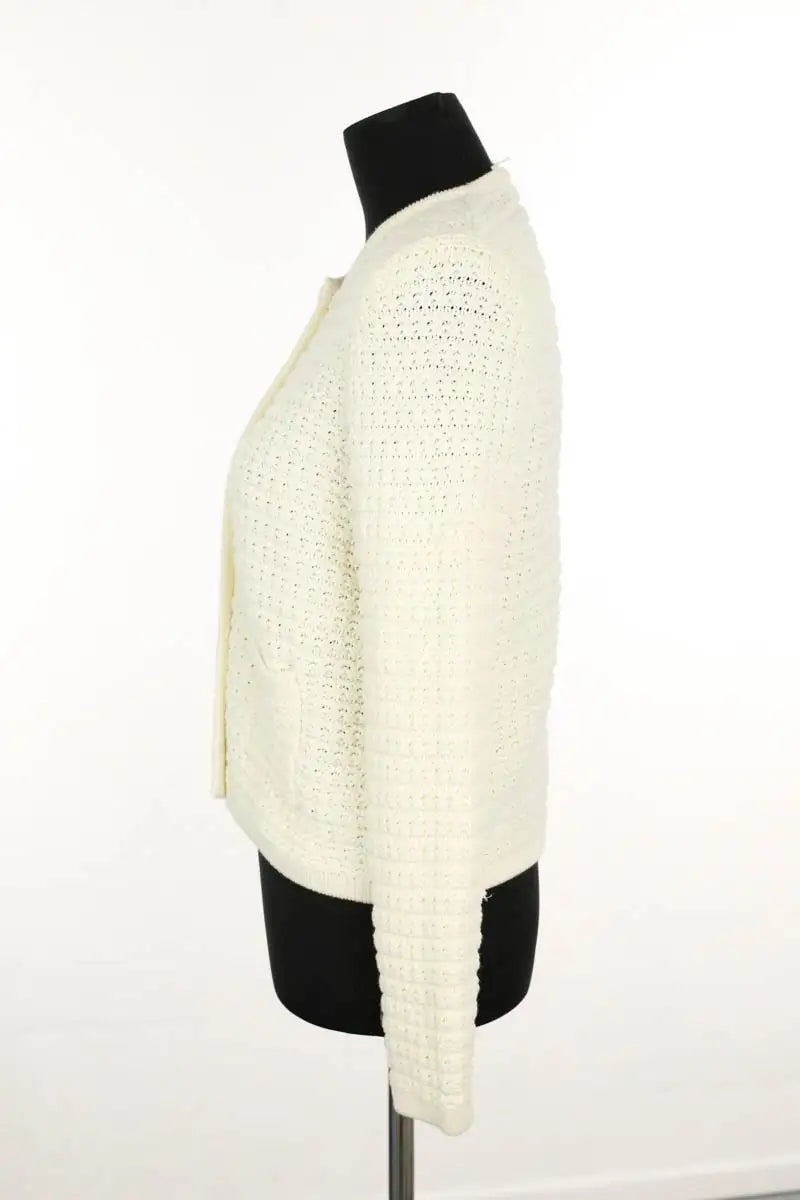 Gilet Ba&Sh Ecru en Coton