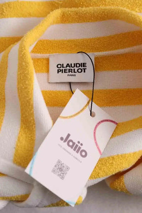 Gilet Claudie Pierlot Jaune en Coton