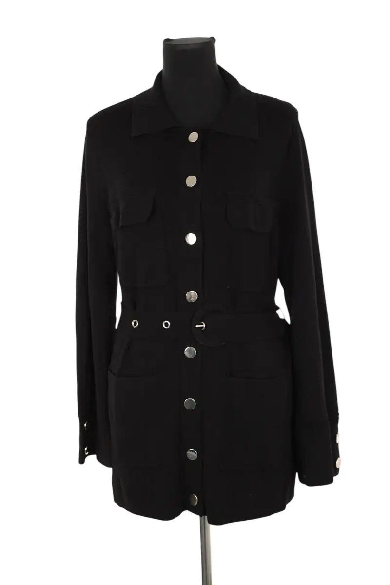 Gilet Claudie Pierlot Noir en Viscose, taille M - Seconde Main