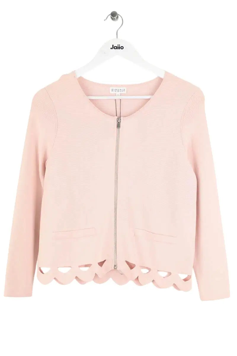 Gilet Claudie Pierlot Rose en Viscose, taille S - Seconde Main