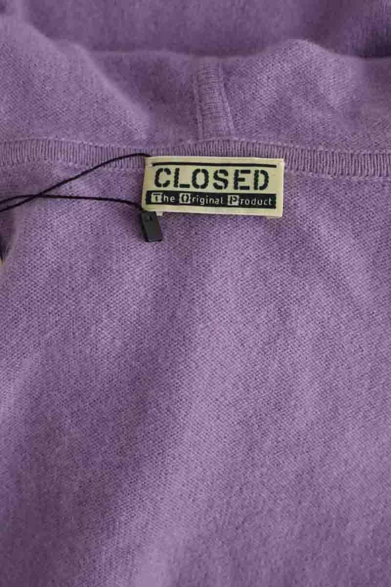 Gilet Closed Violet en Cachemire