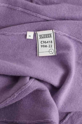 Gilet Closed Violet en Cachemire