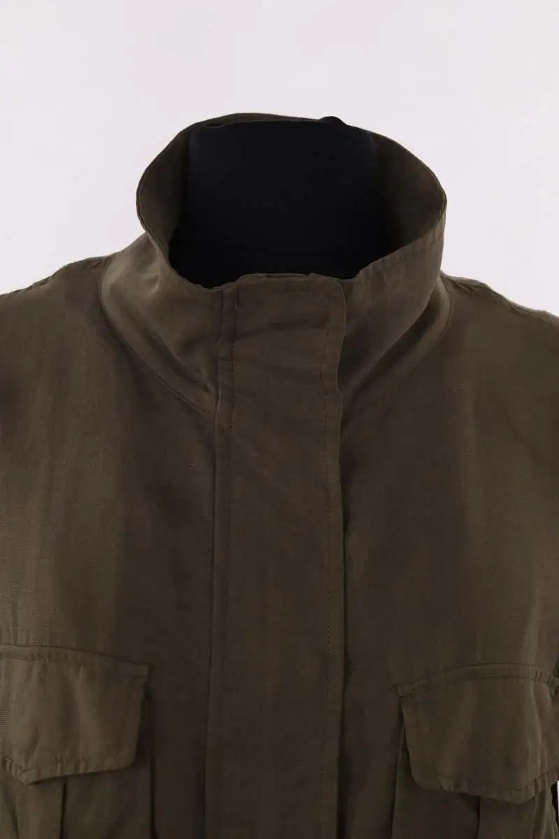 Gilet Club Monaco Kaki en Synthétique