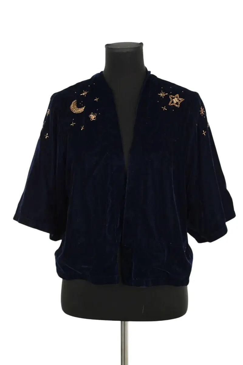 Gilet Des Petits Hauts Marine en Synthétique, taille S - Seconde Main