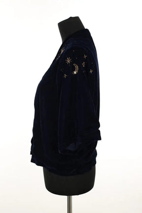 Gilet Des Petits Hauts Marine en Synthétique