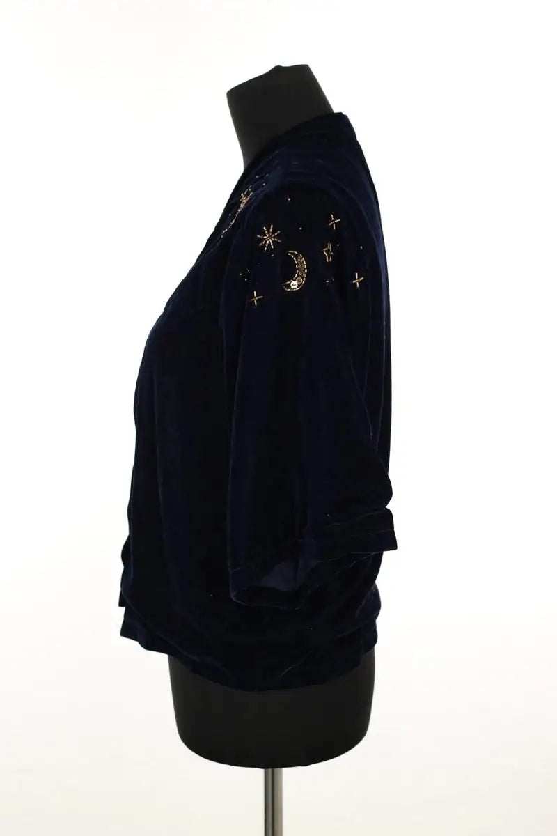 Gilet Des Petits Hauts Marine en Synthétique