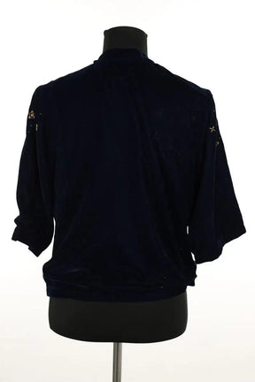 Gilet Des Petits Hauts Marine en Synthétique