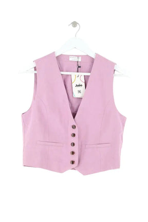Gilet Des Petits Hauts Rose en Coton, taille S - Seconde Main