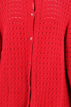 Gilet Des Petits Hauts Rouge en Coton