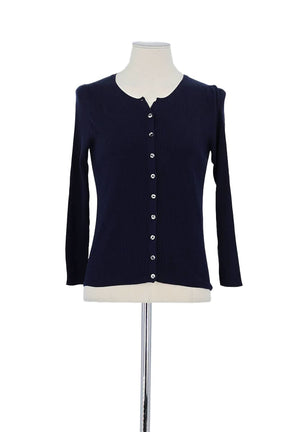 Gilet D&G Marine en Soie, taille M - Seconde Main