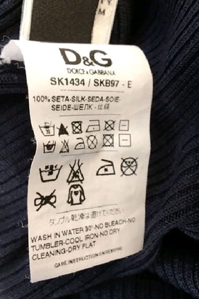 Gilet D&G Marine en Soie