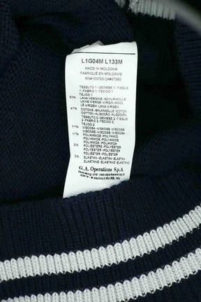 Gilet Emporio Armani Marine en Laine
