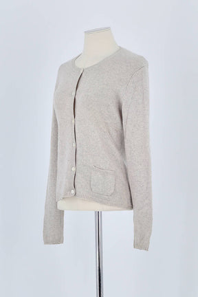 Gilet Eric Bompard Beige en Cachemire