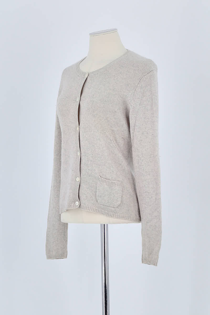 Gilet Eric Bompard Beige en Cachemire