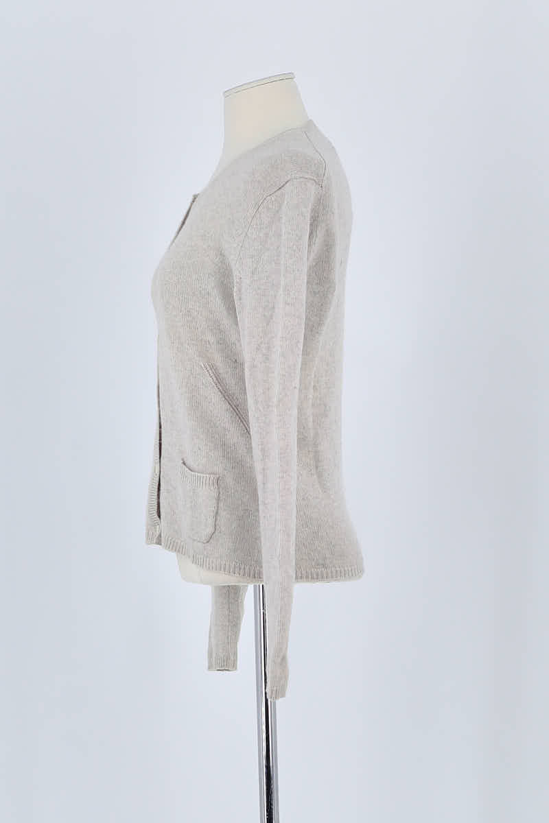 Gilet Eric Bompard Beige en Cachemire