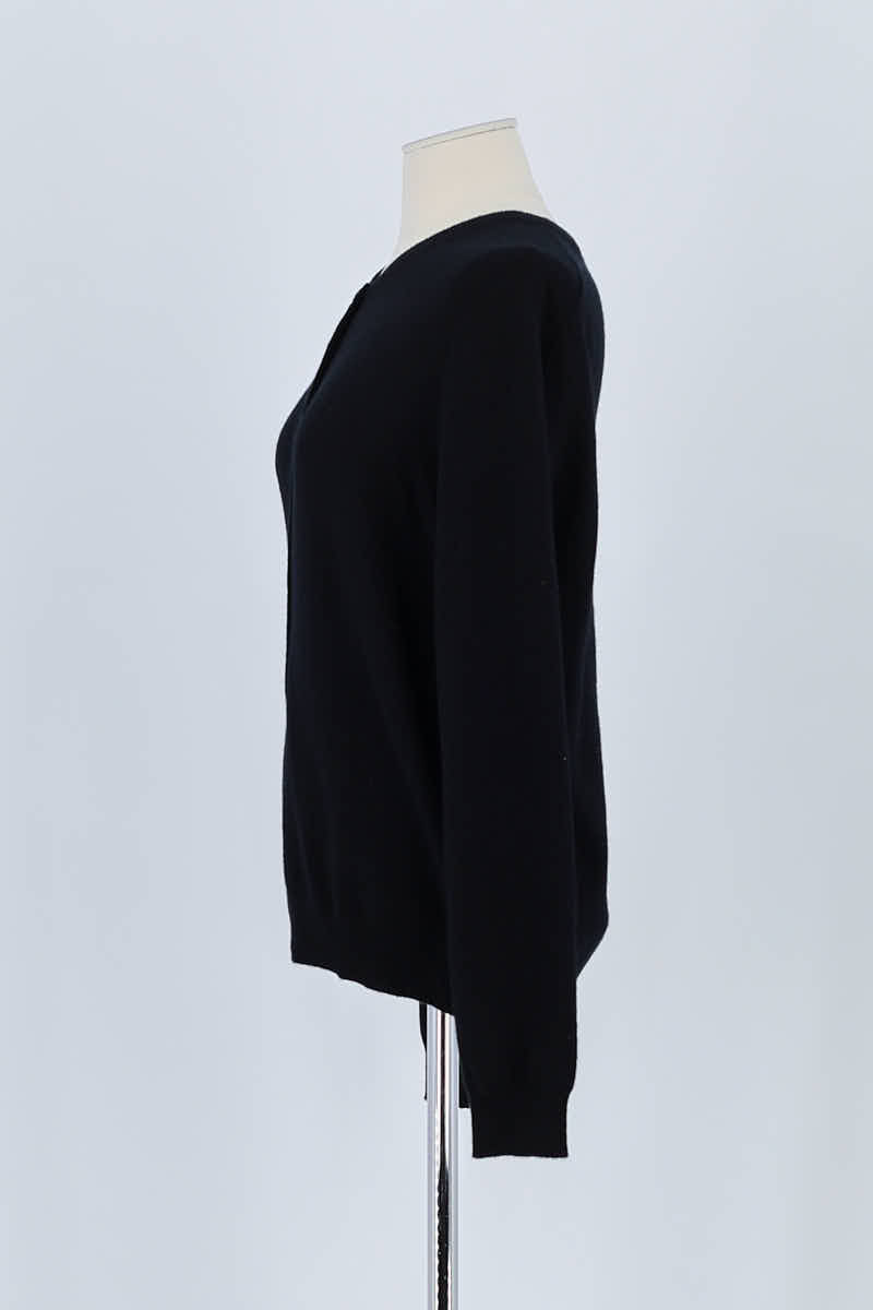 Gilet Eric Bompard Noir en Cachemire