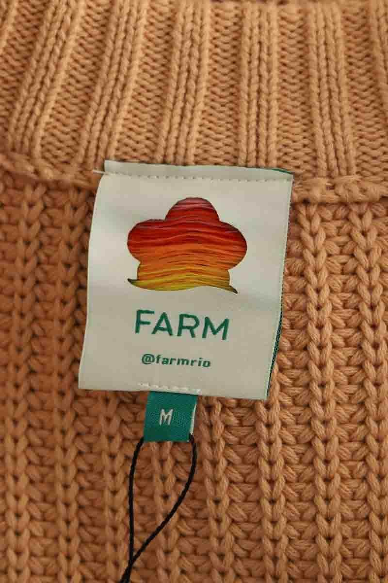 Gilet Farm Rio Camel en Coton
