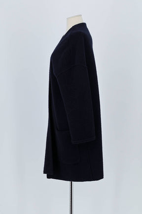 Gilet Forte_Forte Marine en Laine