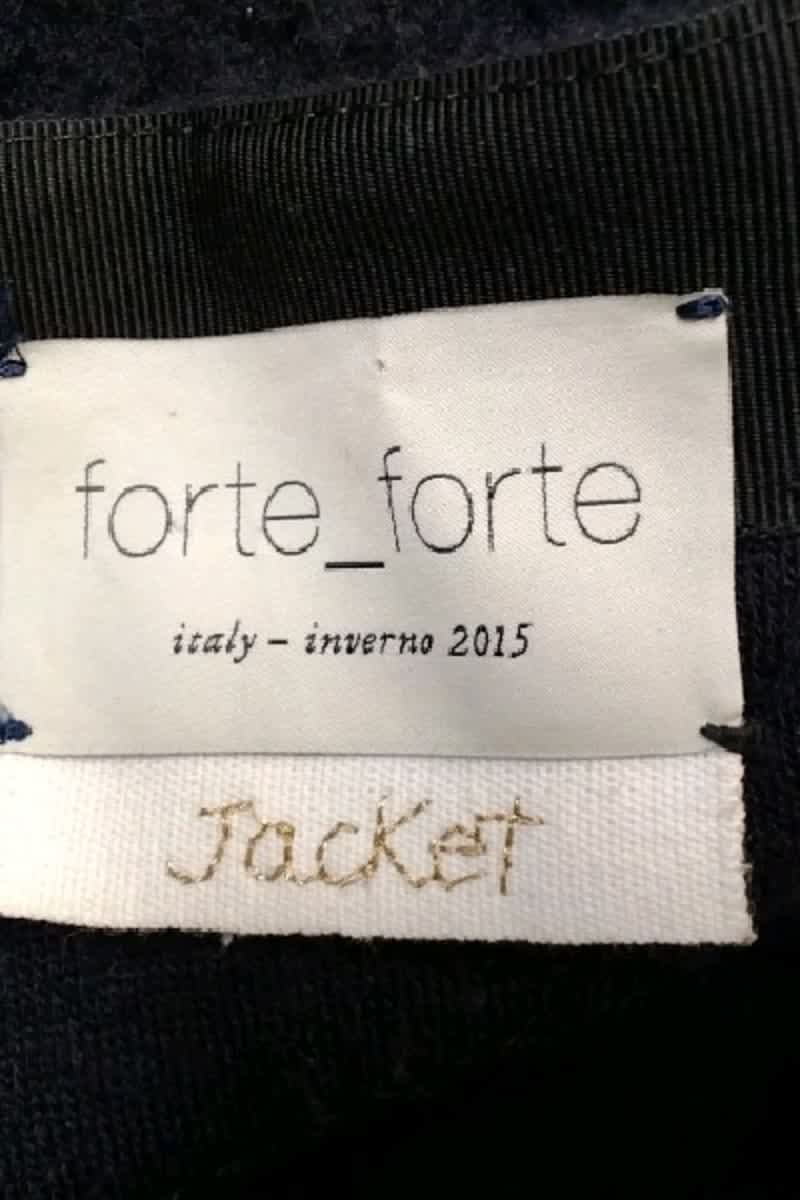 Gilet Forte_Forte Marine en Laine