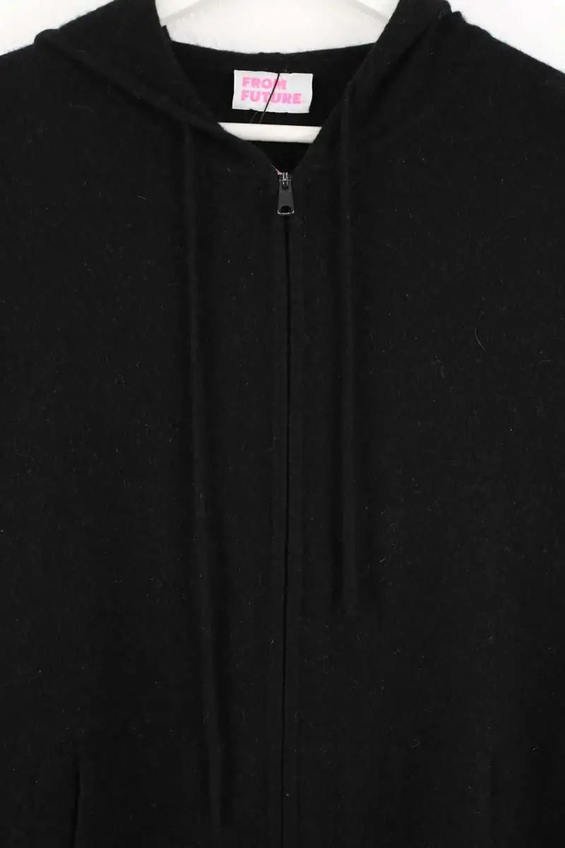 Gilet From Future Noir en Cachemire
