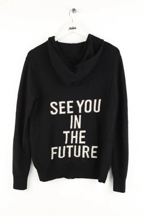 Gilet From Future Noir en Cachemire