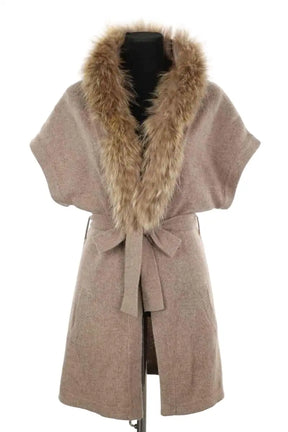 Gilet Gerard Darel Beige en Cachemire, taille S - Seconde Main