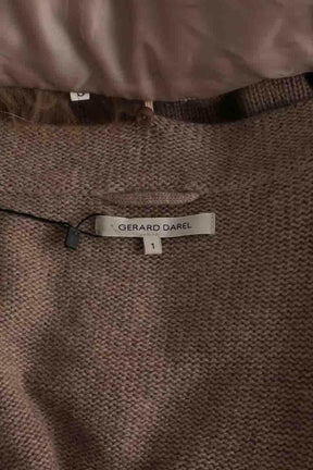 Gilet Gerard Darel Beige en Cachemire