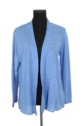 Gilet Gerard Darel Bleu en Lin, taille M - Seconde Main