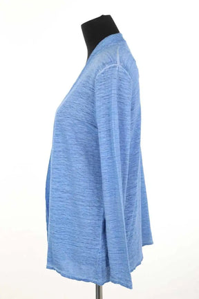 Gilet Gerard Darel Bleu en Lin