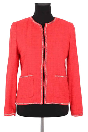 Gilet Gerard Darel Scarlette Rouge en Coton, taille S - Seconde Main