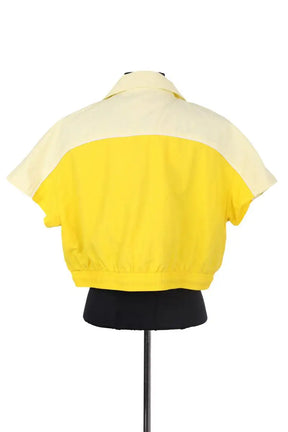 Gilet Gertrude+Gaston Jaune en Coton