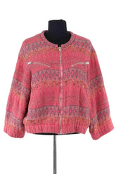 Gilet Iro Olathe Rose en Coton, taille S - Seconde Main