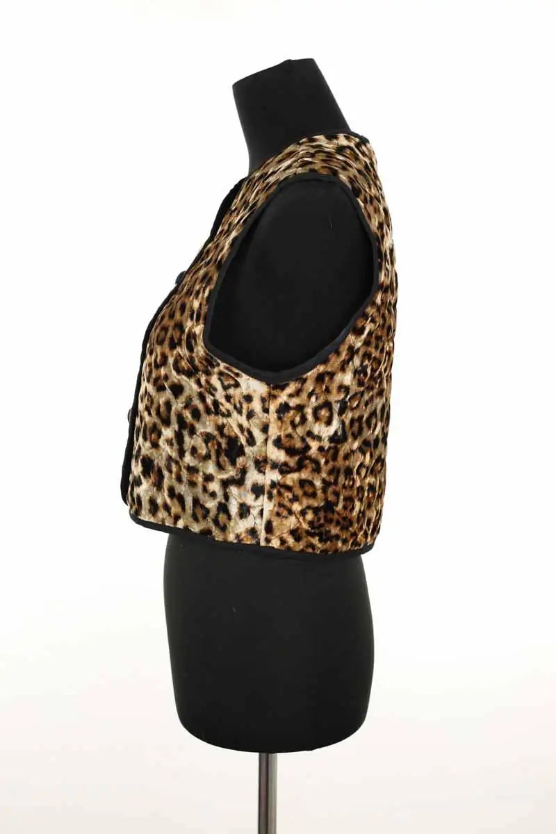 Gilet Jane Wood Marron en Polyester