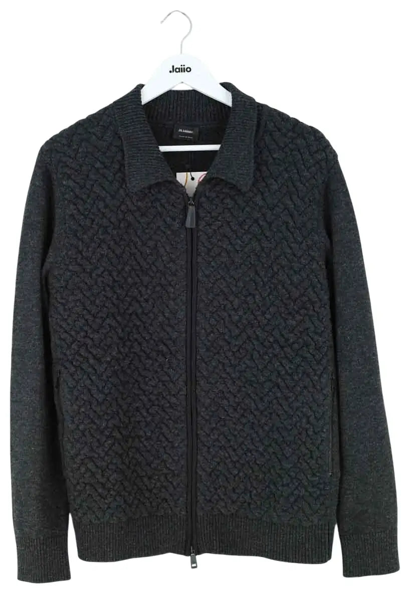 Gilet Jil Sander Anthracite en Laine, taille M - Seconde Main