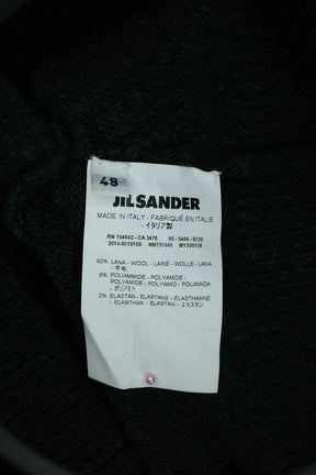 Gilet Jil Sander Anthracite en Laine