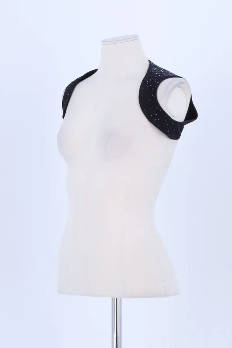 Gilet Jitrois Noir en Paillettes