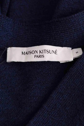 Gilet Kitsuné Marine en Laine