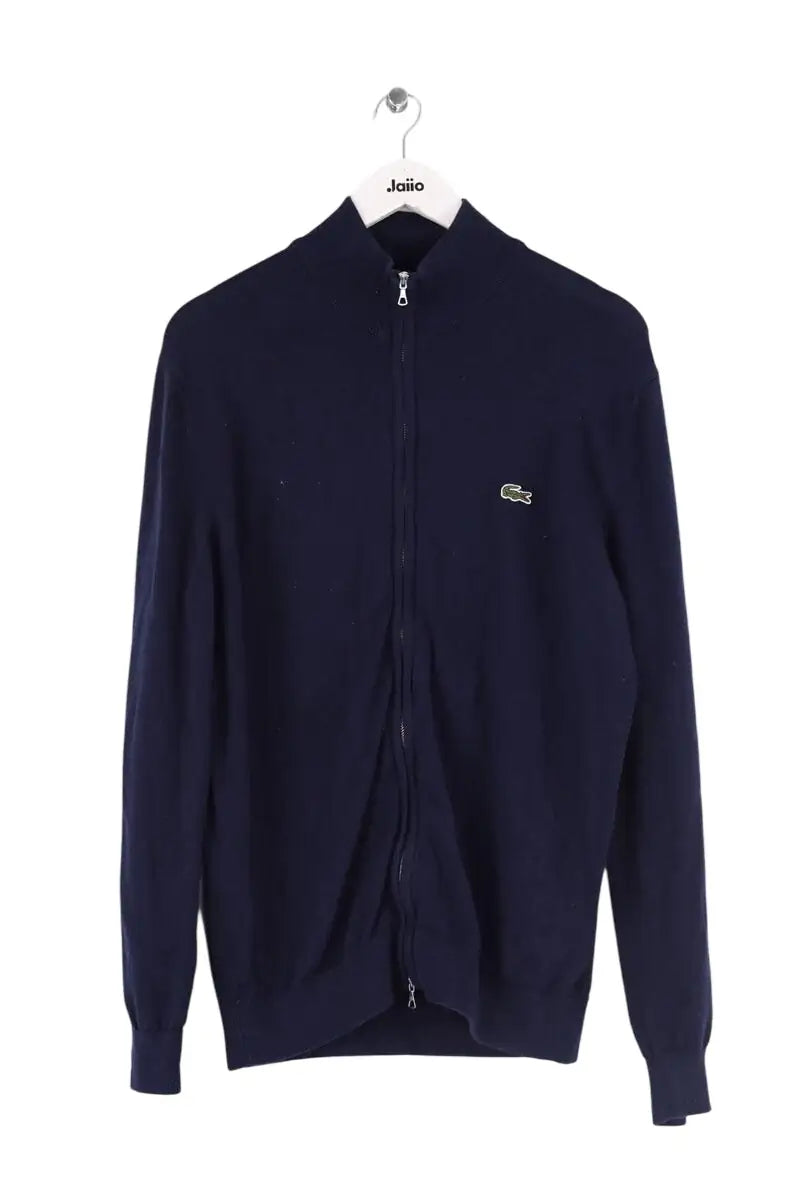 Gilet Lacoste Bleu en Coton, taille L - Seconde Main
