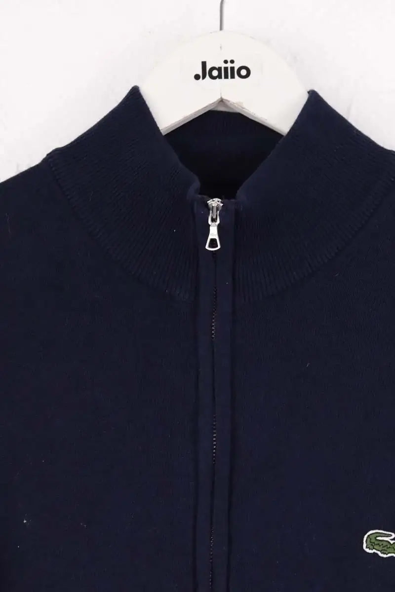 Gilet Lacoste Bleu en Coton