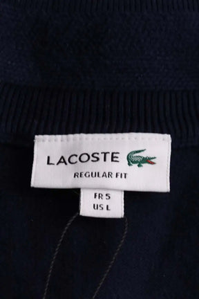 Gilet Lacoste Bleu en Coton