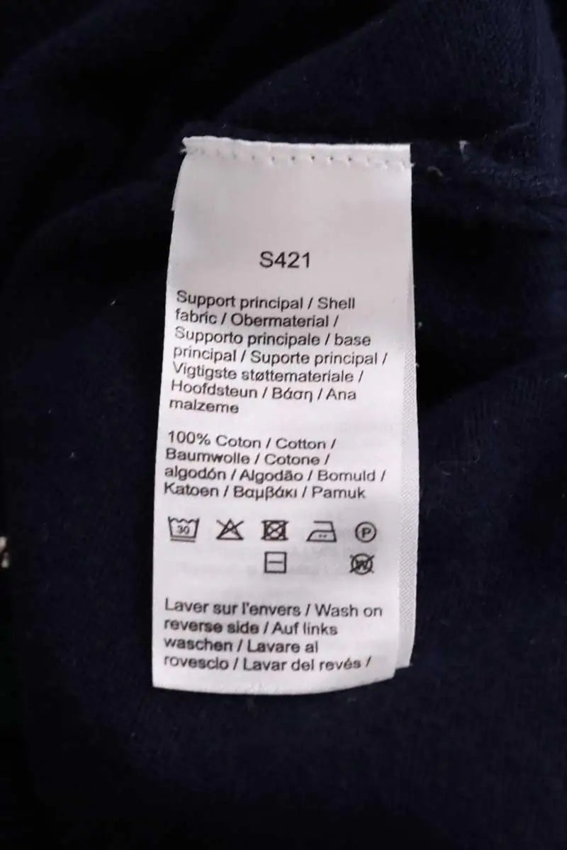 Gilet Lacoste Bleu en Coton