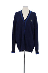 Gilet Lacoste Bleu en Laine, taille XL - Seconde Main