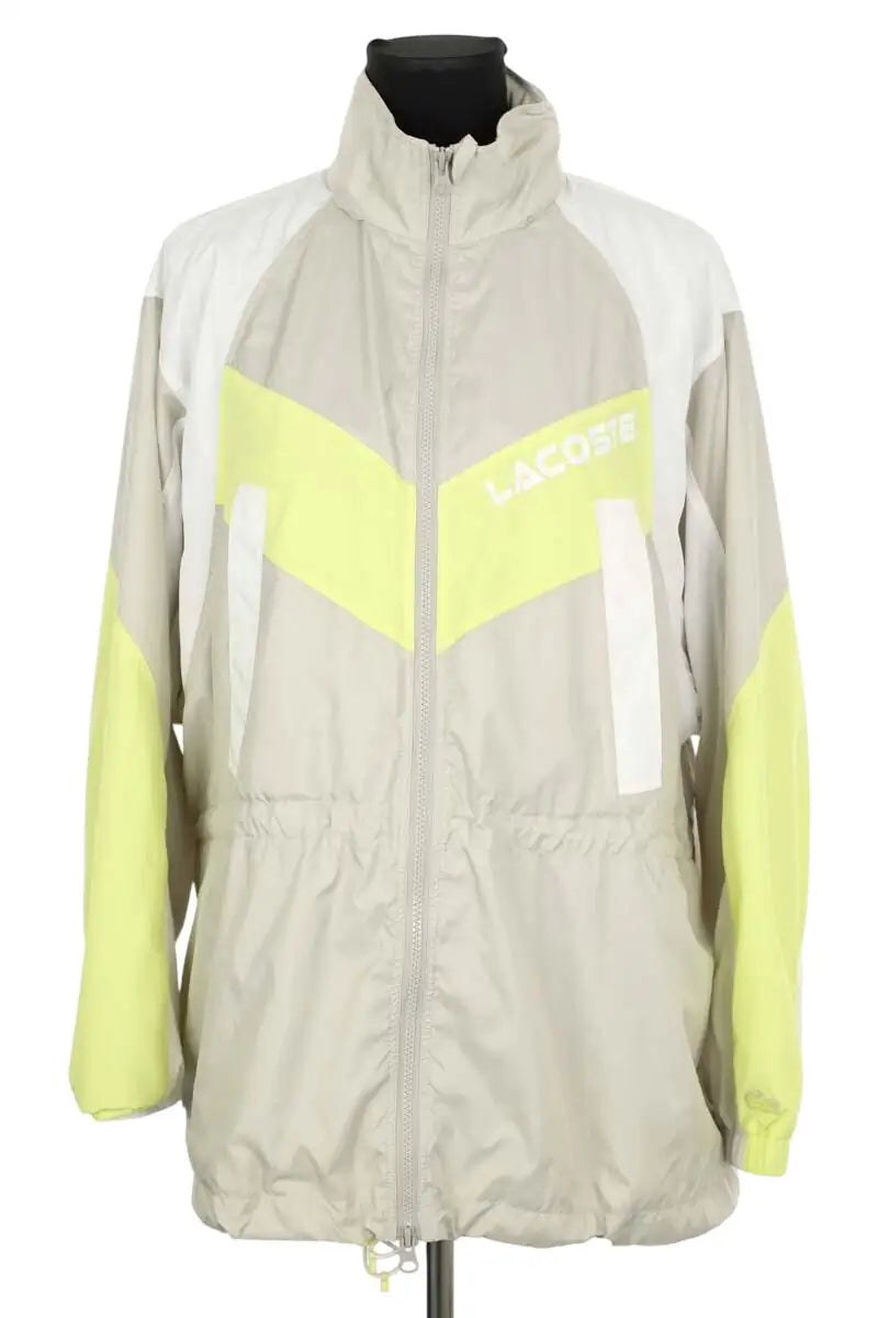 Gilet Lacoste Gris en Polyester, taille M - Seconde Main