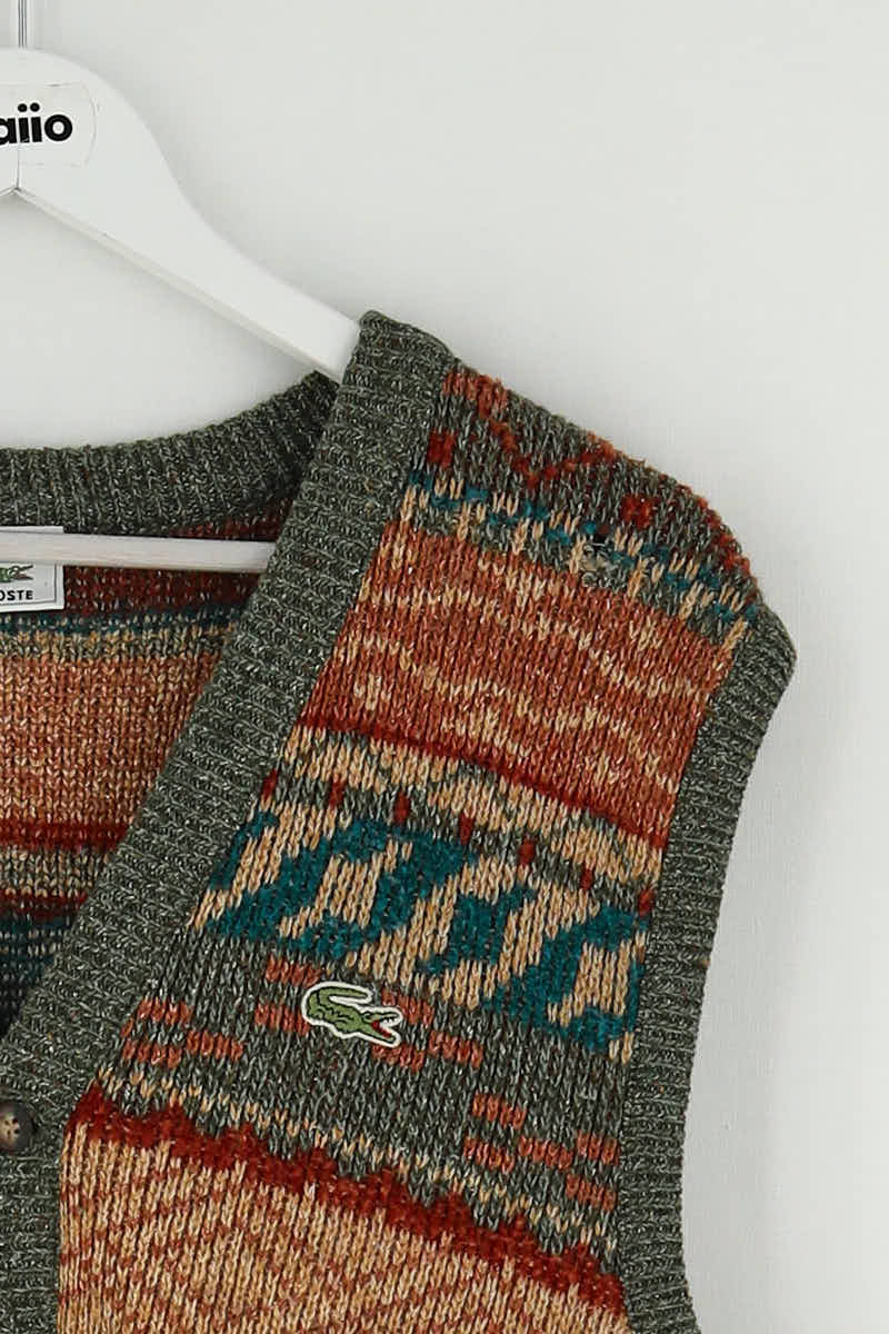 Gilet Lacoste Marron en Viscose