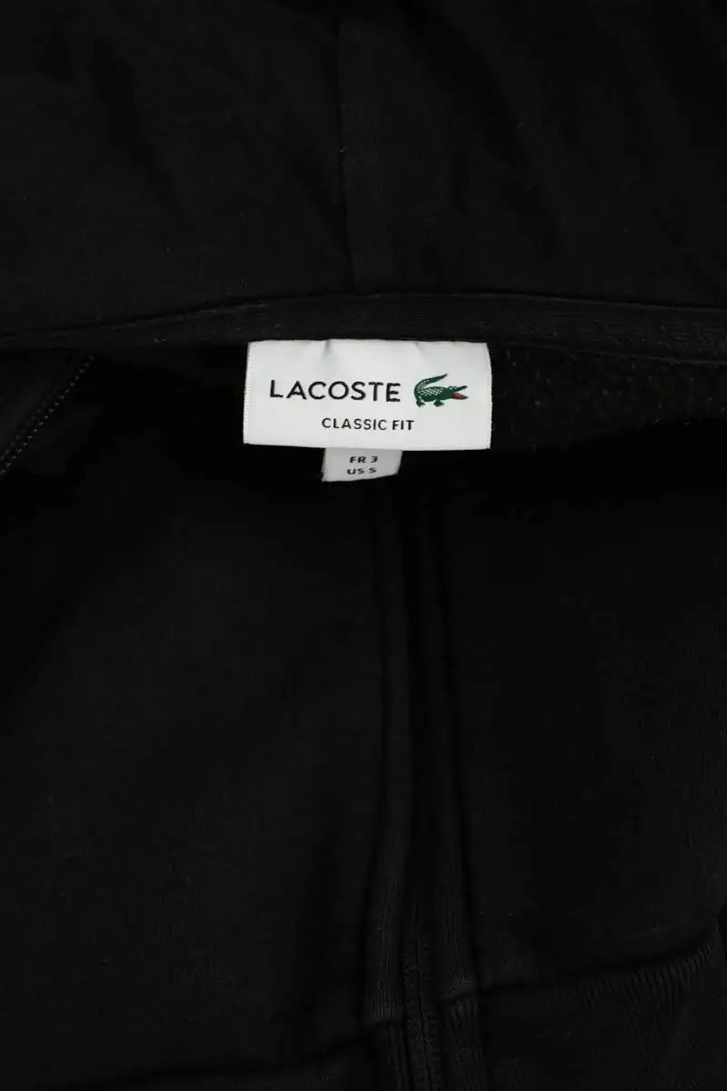 Gilet Lacoste Noir en Coton