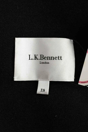 Gilet LK Bennett Cd chay Noir en Laine