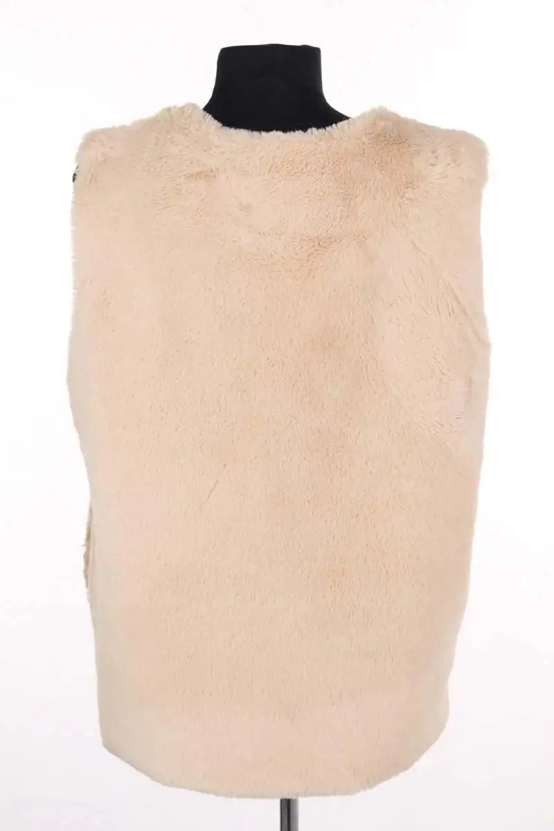 Gilet Louise Misha Varvara Beige en Synthétique