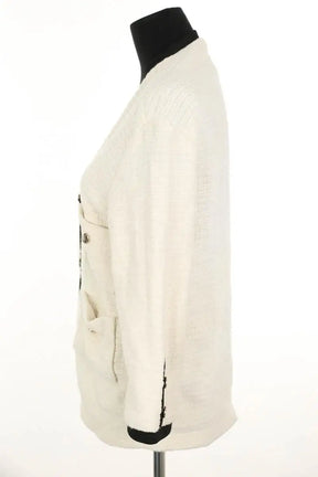 Gilet Maje Beige en Coton
